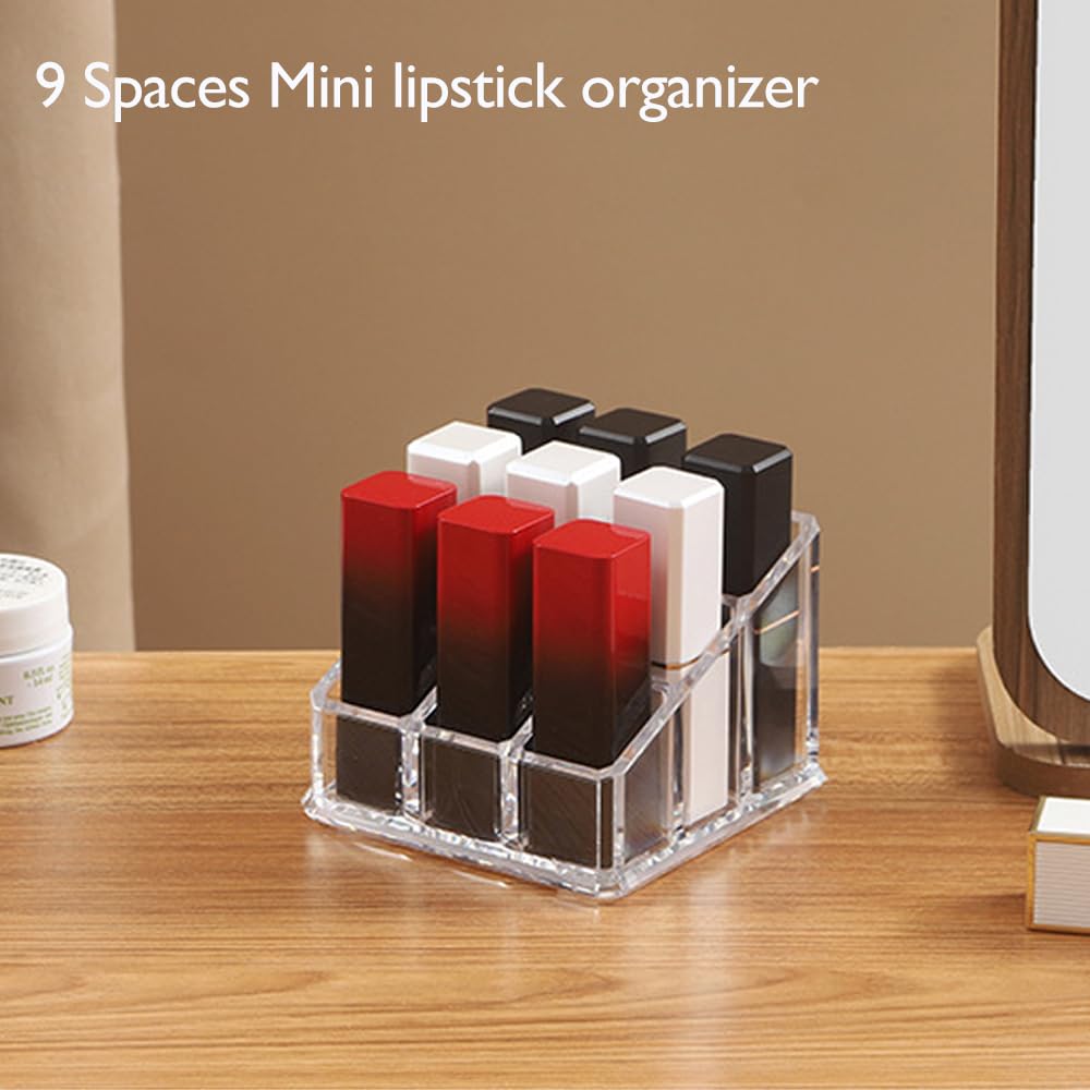 Rangement rouge à lèvres CKoytals compact, gagnez de l'espace sur la coiffeuse.