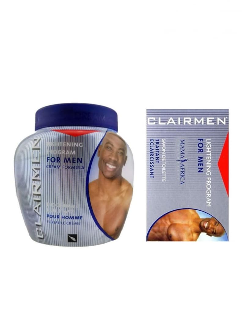 Clairmen crème éclaircissante 500 ml, bouteille pour une hydratation durable du corps.