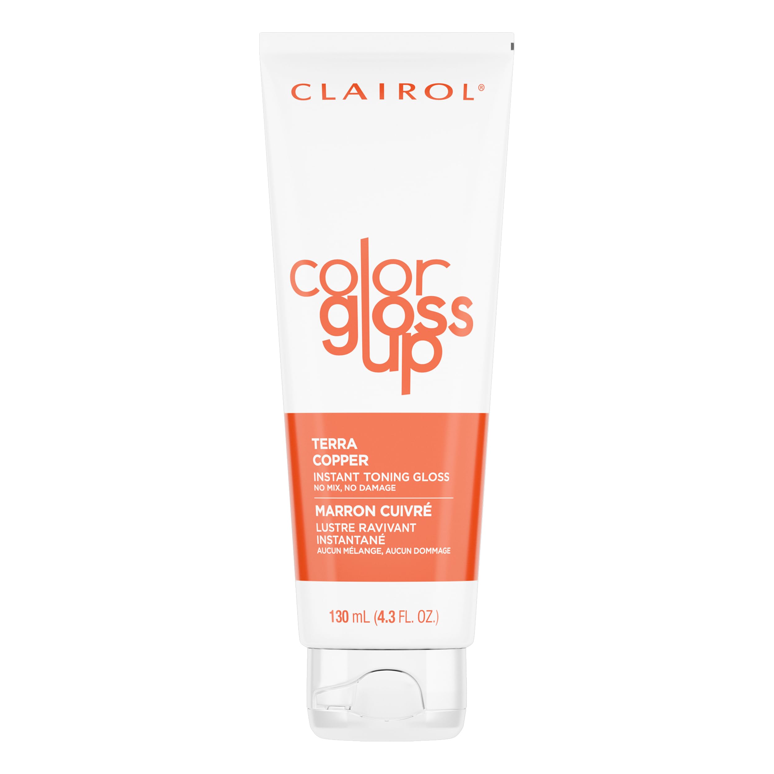 Clairol Color Gloss Up Cuivre Terra – bouteille prête à raviver la couleur et nourrir les cheveux