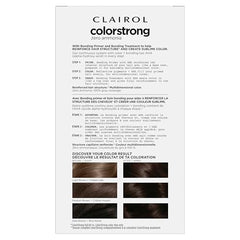 Clairol ColorStrong Crème de coloration permanente pour une couleur durable.