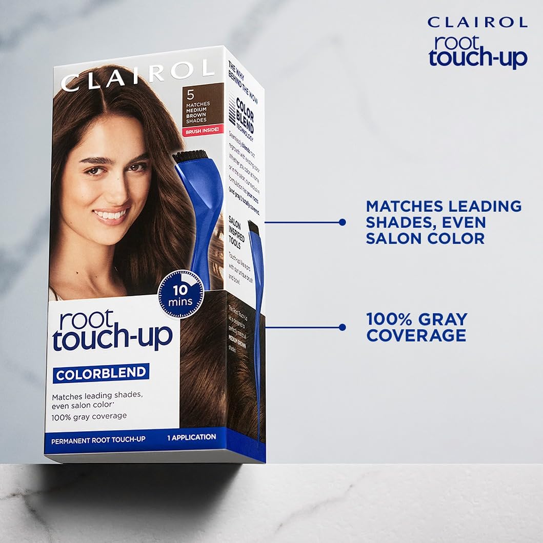 Clairol correspondance des teintes avec les nuances principales.