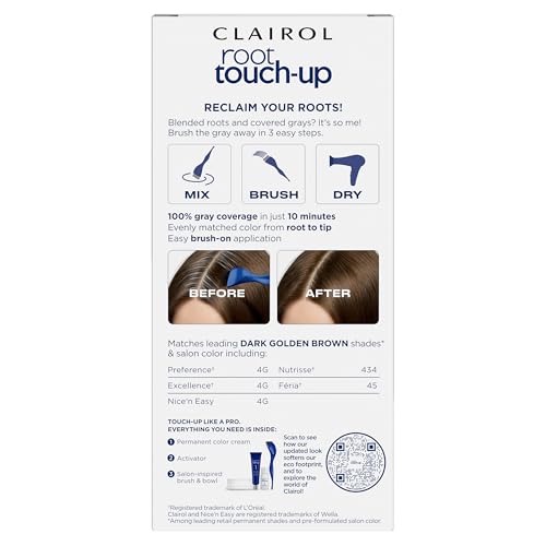 Crème colorante permanente 4G de Clairol prête à être mélangée