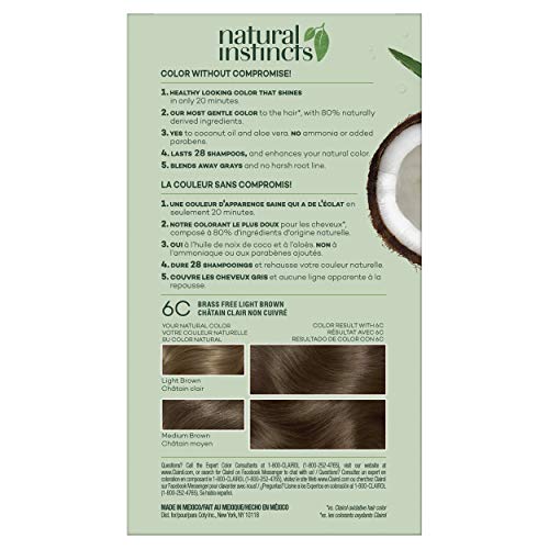 Clairol Instincts Naturels – activateur liquide pour une application uniforme.