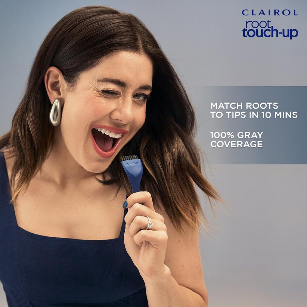 Clairol minuteur à 10 minutes assure une retouche efficace.