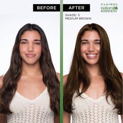 Clairol Natural Instincts: gants jetables pour une application sécurisée.