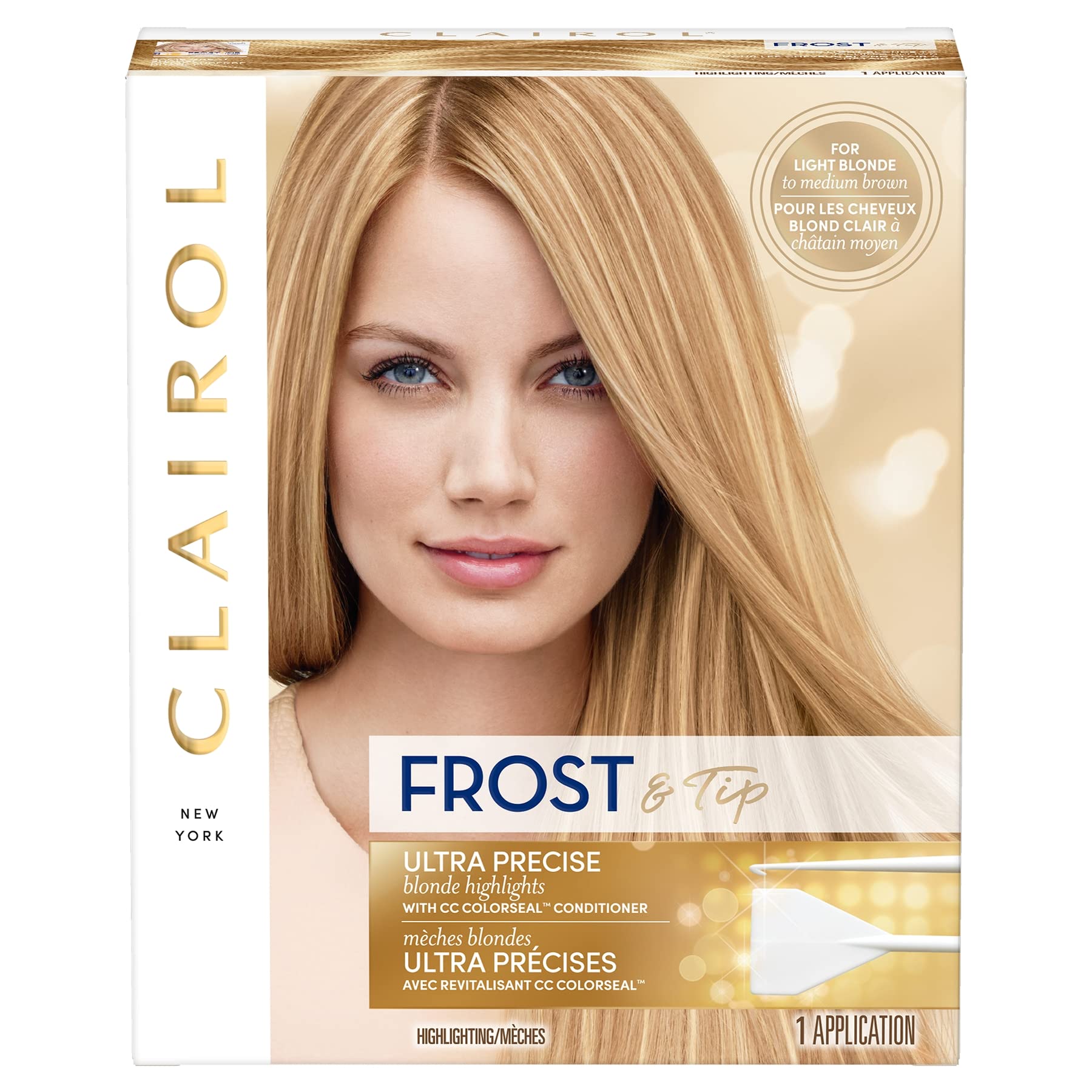 Clairol Nice'n Easy Frost & Tip cap et crochet pour mèches précises à domicile