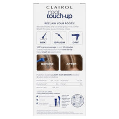 Clairol Retouche Racines - pinceau intégré pour une couverture homogène et rapide.