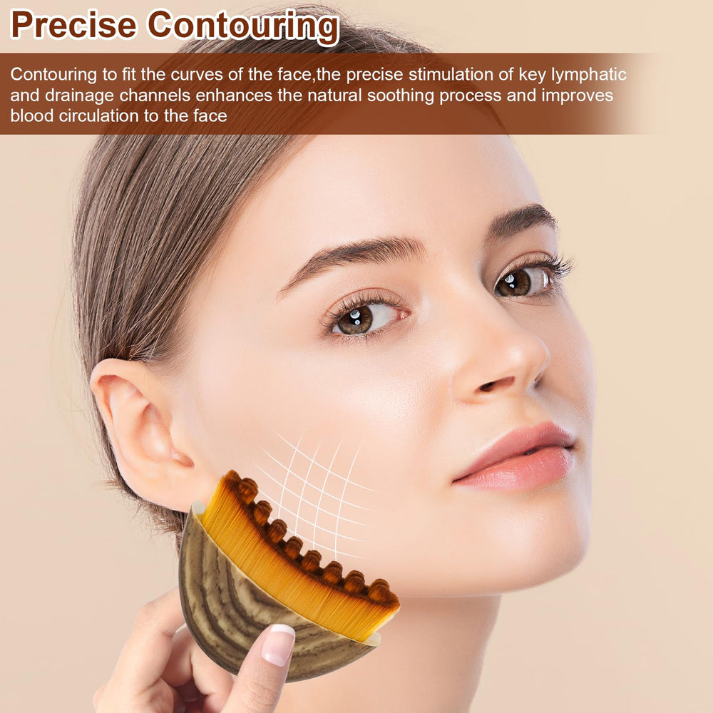 Brosse Clapery lymphatique visage – amélioration de l’absorption des soins visage.