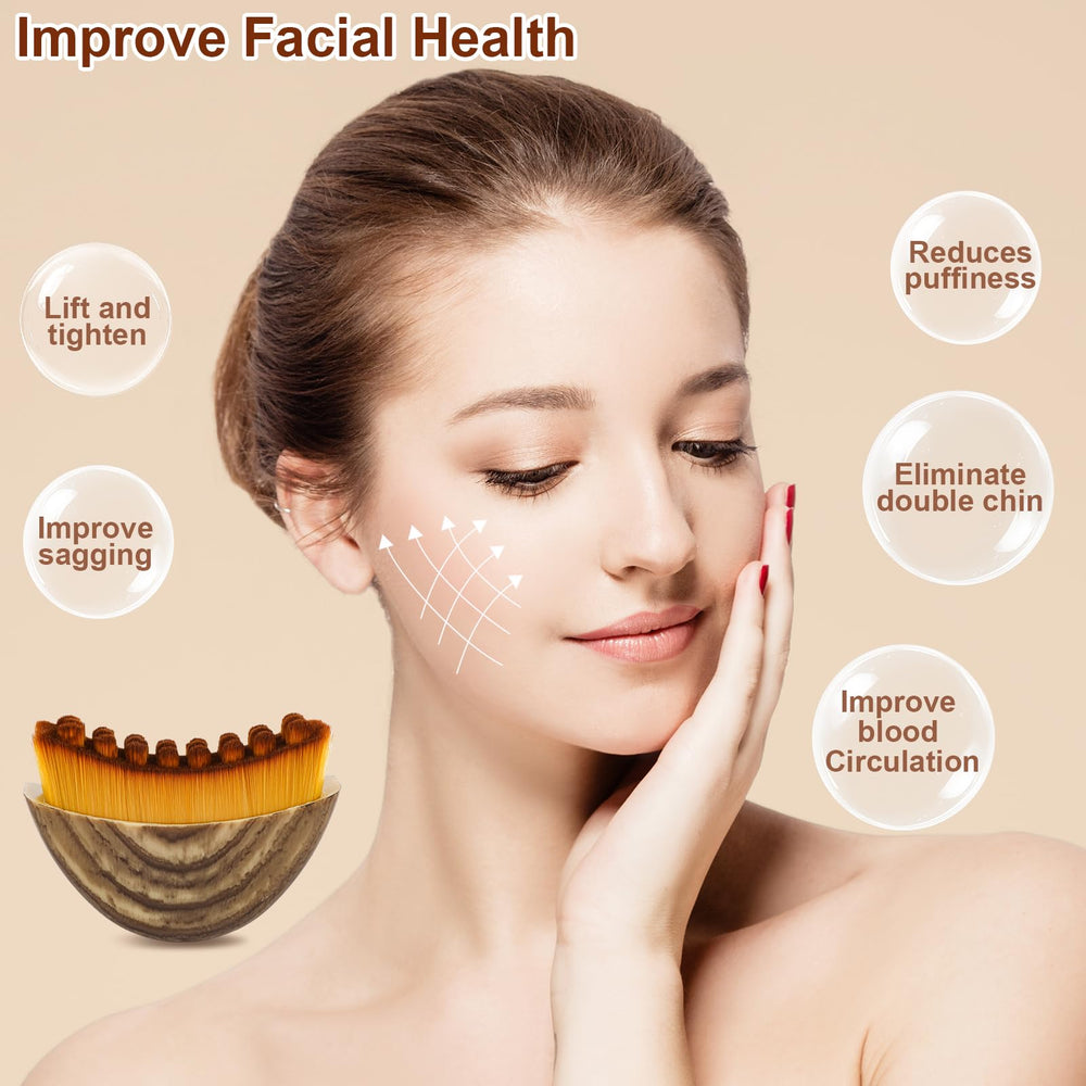 Brosse Clapery lymphatique visage – drainage ciblé favorisant une sensation de détente.
