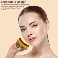 Brosse Clapery lymphatique visage – douceur adaptée à la peau sensible.