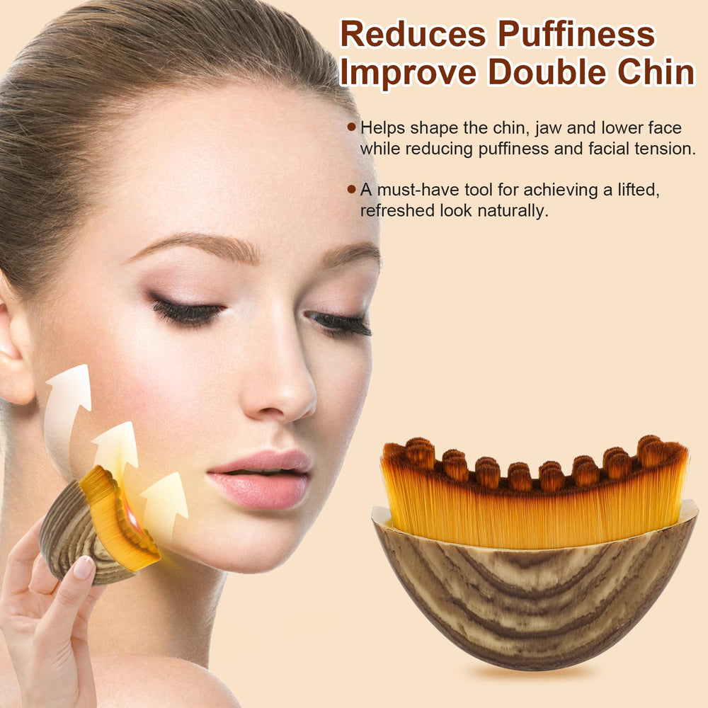 Brosse Clapery lymphatique visage – précision du contour pour une ligne de mâchoire plus nette.