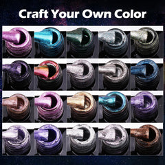 20 teintes gel Clara Colors Cat Eye pour création variée à domicile