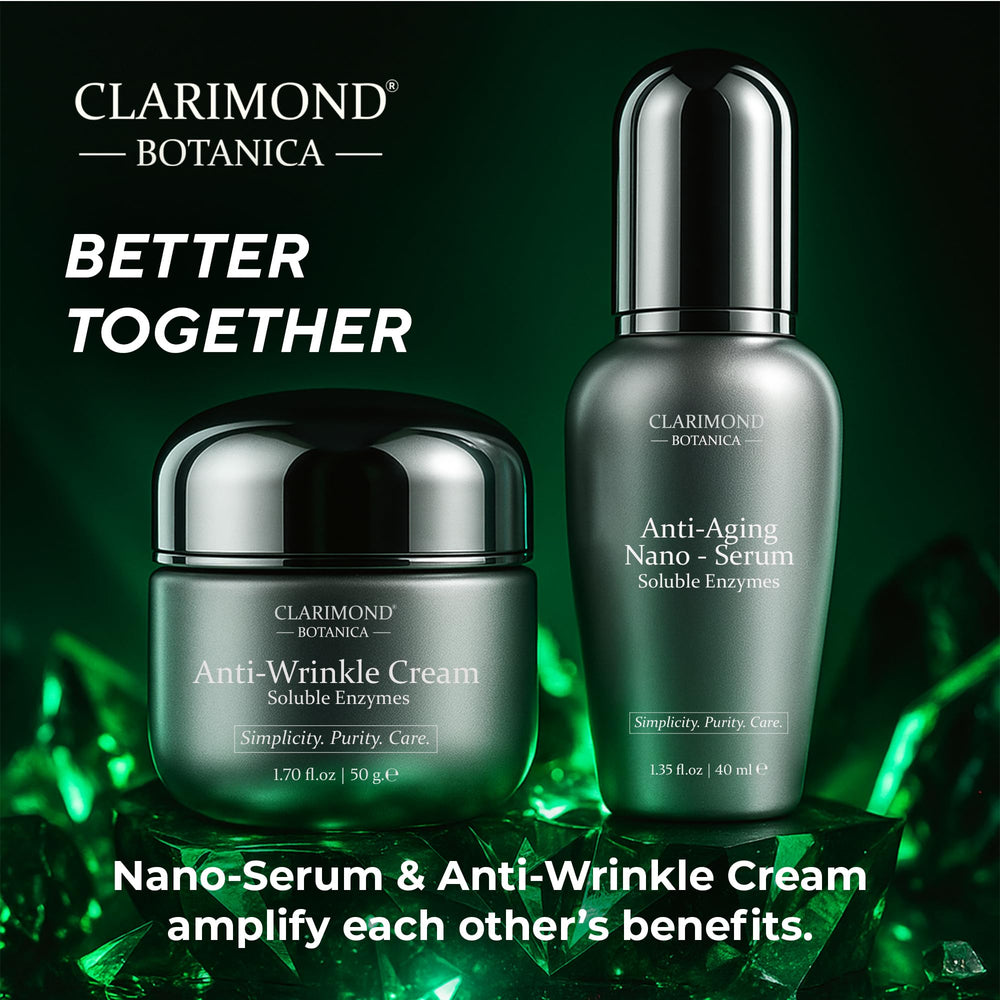 CLARIMOND Peau lisse après application, peau repulpée et hydratée.