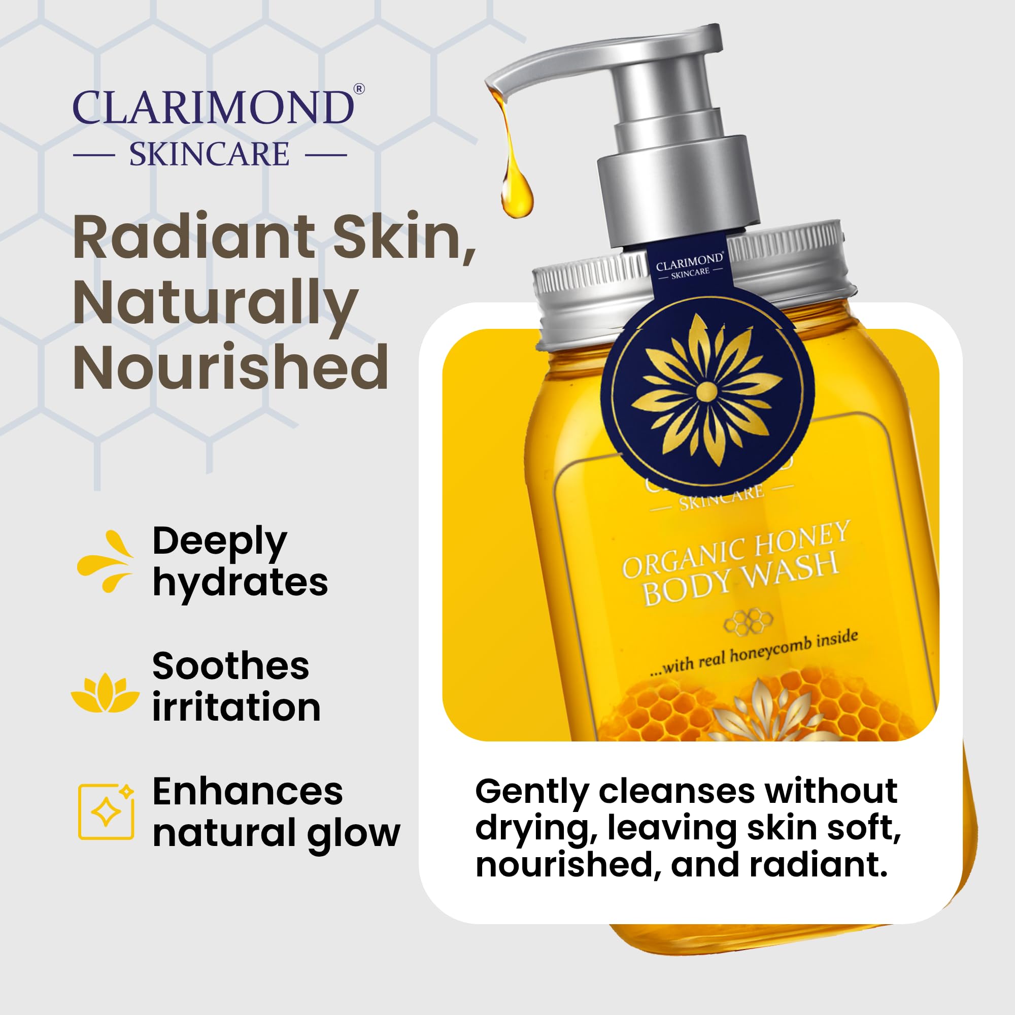 CLARIMOND Propolis Romarin — propolis apaisant et parfum frais pour la peau.