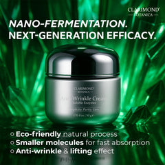CLARIMOND Radiance Renewal – texture veloutée qui pénètre rapidement, peau lumineuse.