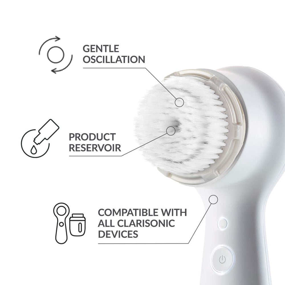 Clarisonic Luxe Cashmere compatible Mia Fit, nettoyage en douceur pour un rituel quotidien.