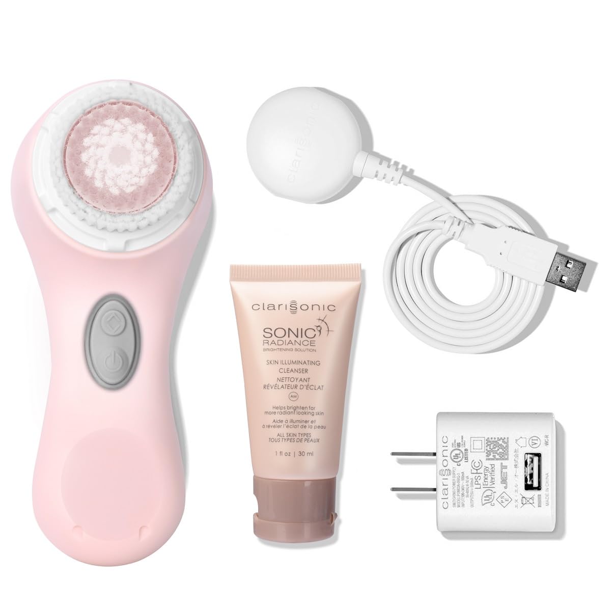 Tête brosse Radiance Clarisonic mia-2, revitalise le teint et élimine impuretés