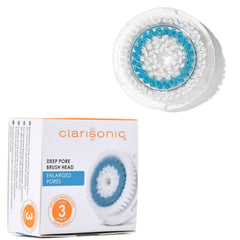 Clarisonic tête-brosse pour pores profonds, nettoyage en douceur et ciblé.