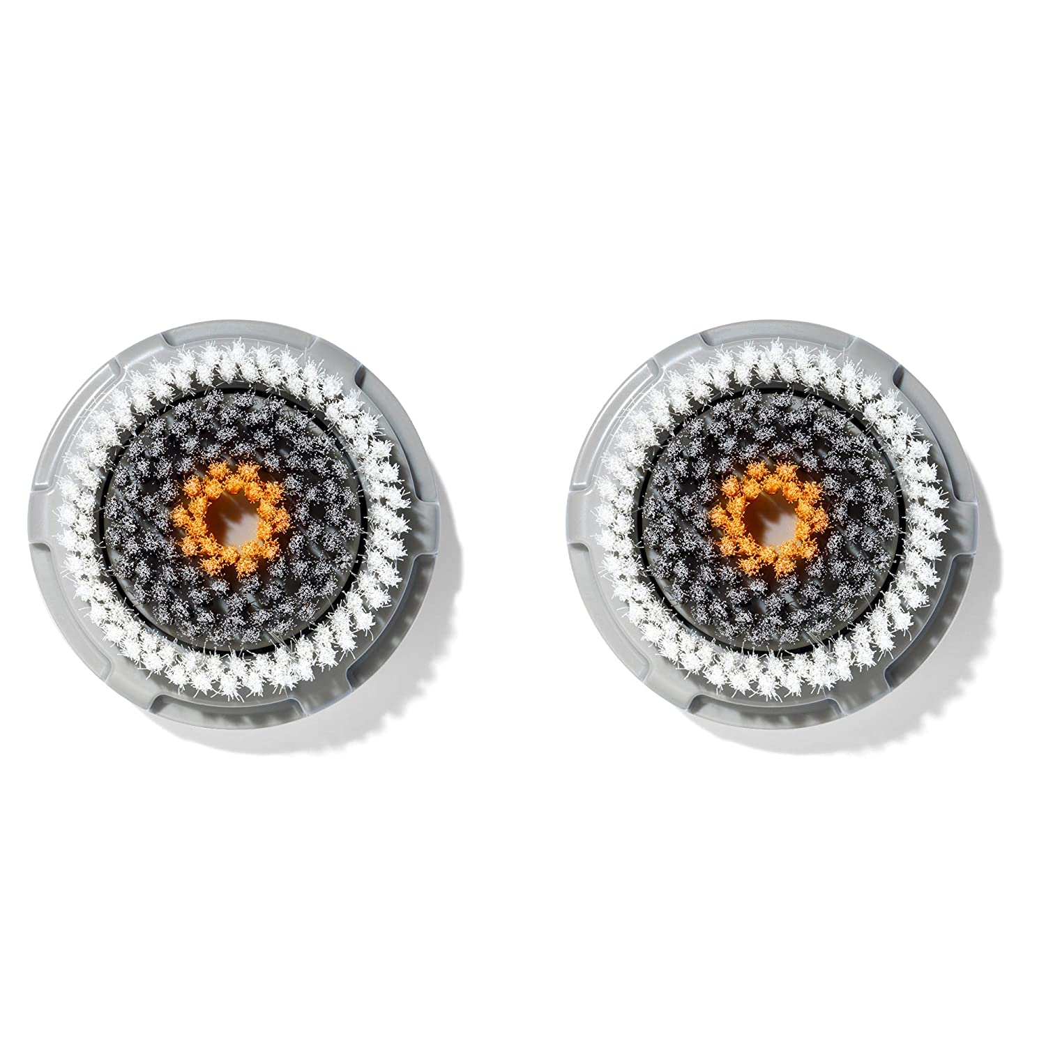 Clarisonic têtes-brosse-visage-hommes lot 2 pour un nettoyage en douceur quotidien.