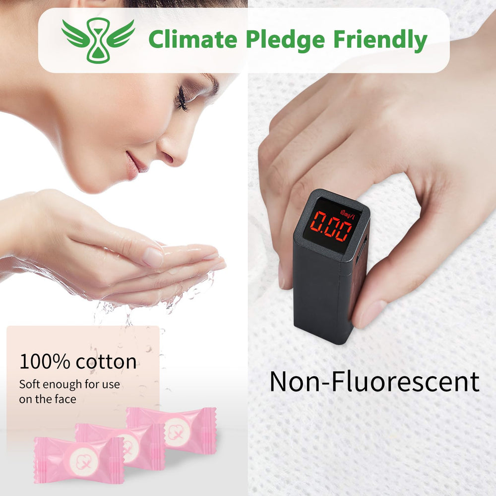 Classycoo serviette compressée rose ouverture et expansion rapides