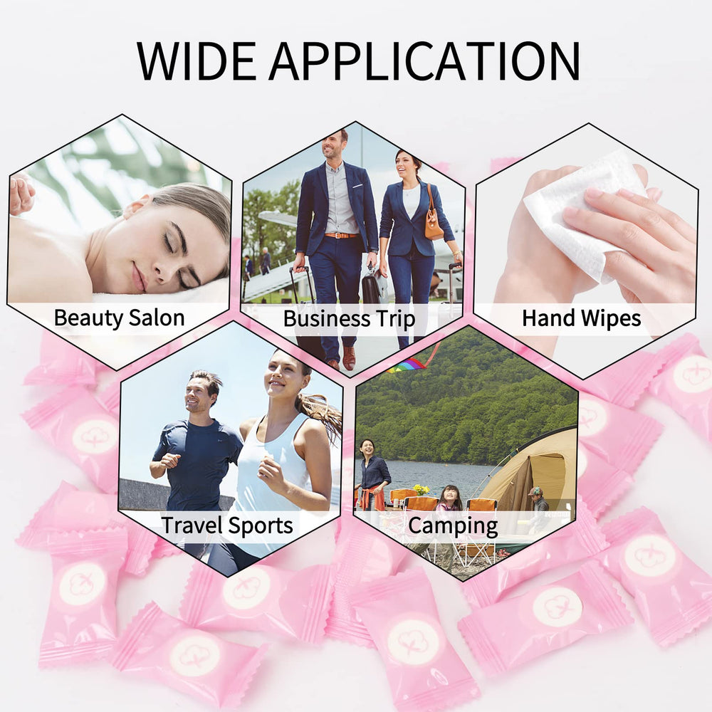 Classycoo serviette compressée rose voyage léger et hygiène nomade