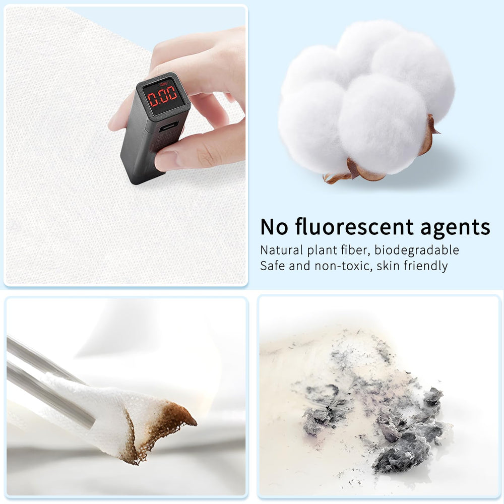 Idéales pour cabinets de beauté ou hôtels, lingettes propres et pratiques.