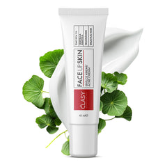 Crème Clasy Care Acne visage - bouteille montrée, soin ciblé sur boutons et imperfections.