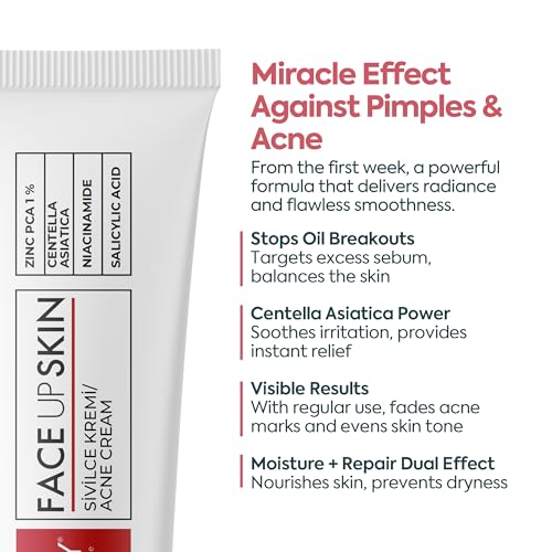 Crème Clasy Care Acne visage - texture légère, application facile.