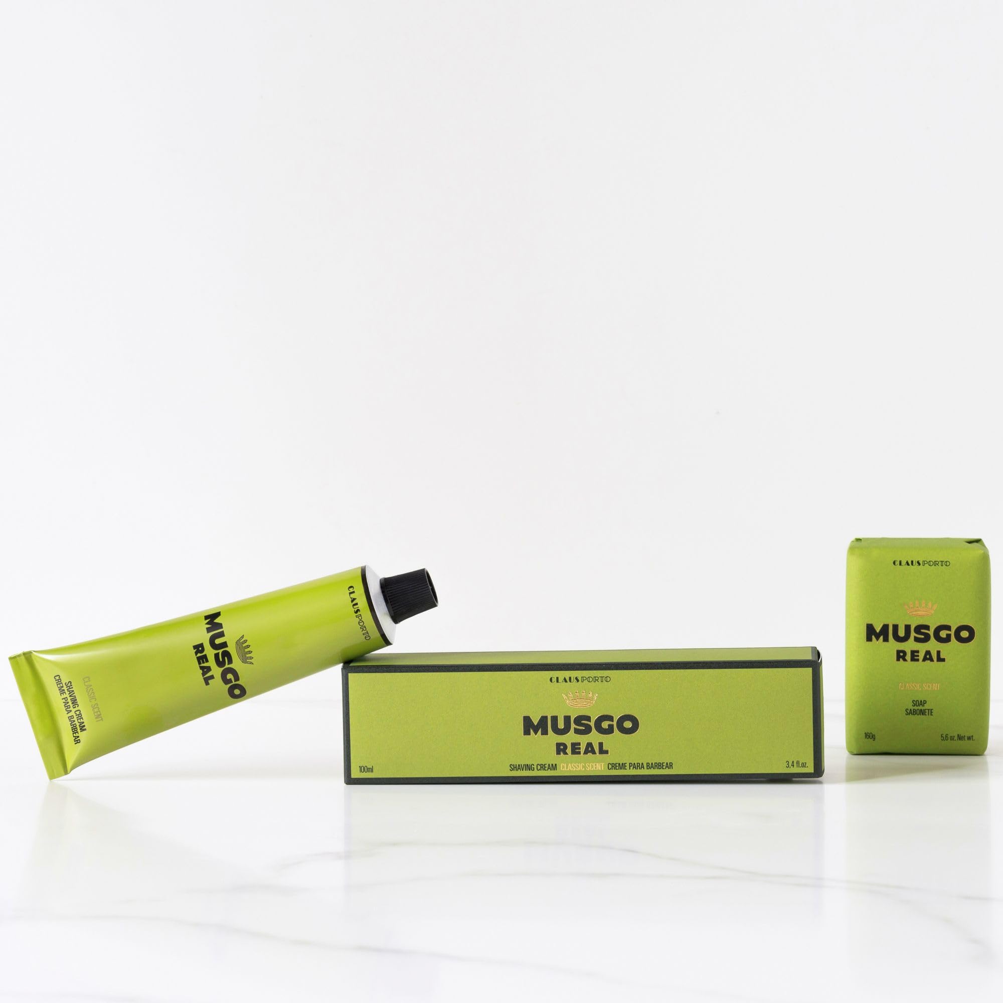 Claus Porto Musgo Real Savon Corps – parfum boisé durable sur la peau.