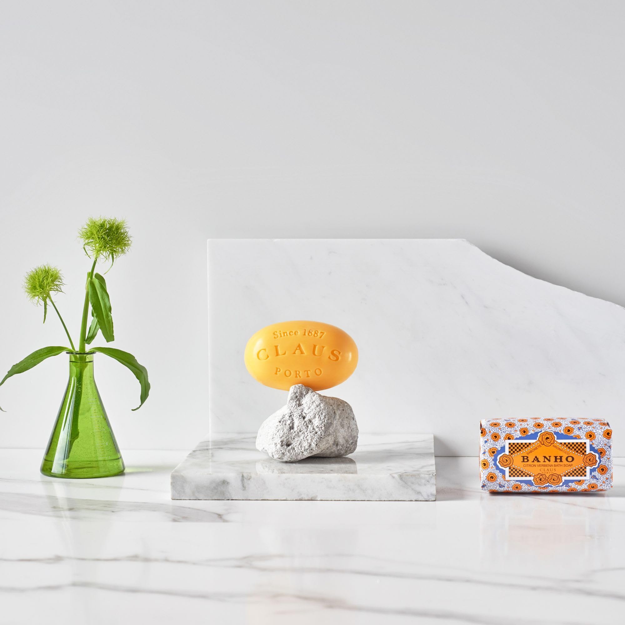 Claus Porto Banho Citron Verveine emballage portugais élégant, parfait cadeau raffiné