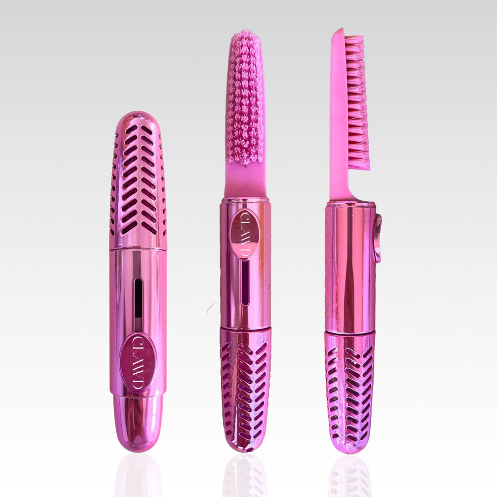 CLAWD brosse-ongles rose-durable, outil fiable pour l entretien des ongles.
