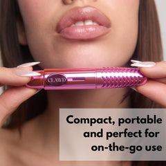 CLAWD brosse-ongles rose-poignee-ergonomique, prise en main confortable.