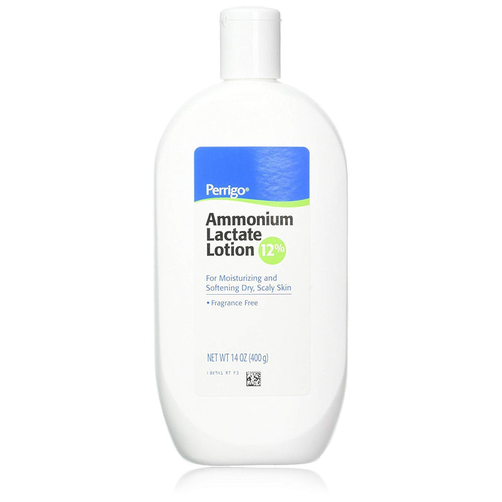 CLAY Ammonium Lactate Lotion 12% avec bouchon clapet, texture légère idéale pour une hydratation quotidienne.