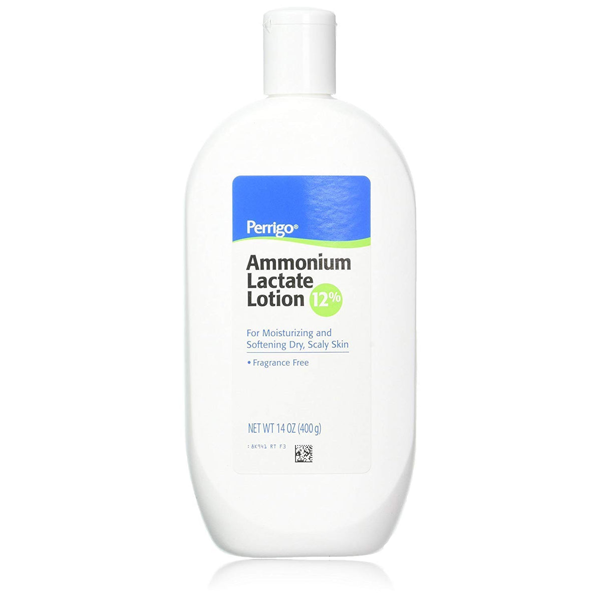 CLAY Ammonium Lactate Lotion 12% avec bouchon clapet, texture légère idéale pour une hydratation quotidienne.