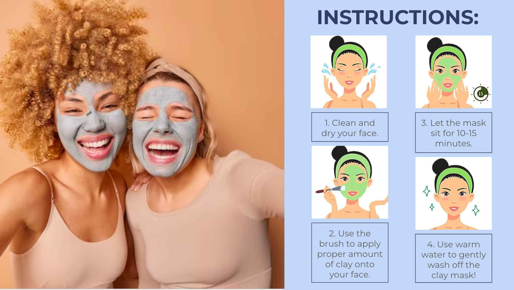 ClayCo! Masque argile Arbre à Thé: purification en douceur et fraîcheur.
