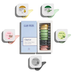 ClayCo! masque argile rose, application fluide pour une peau rafraîchie.