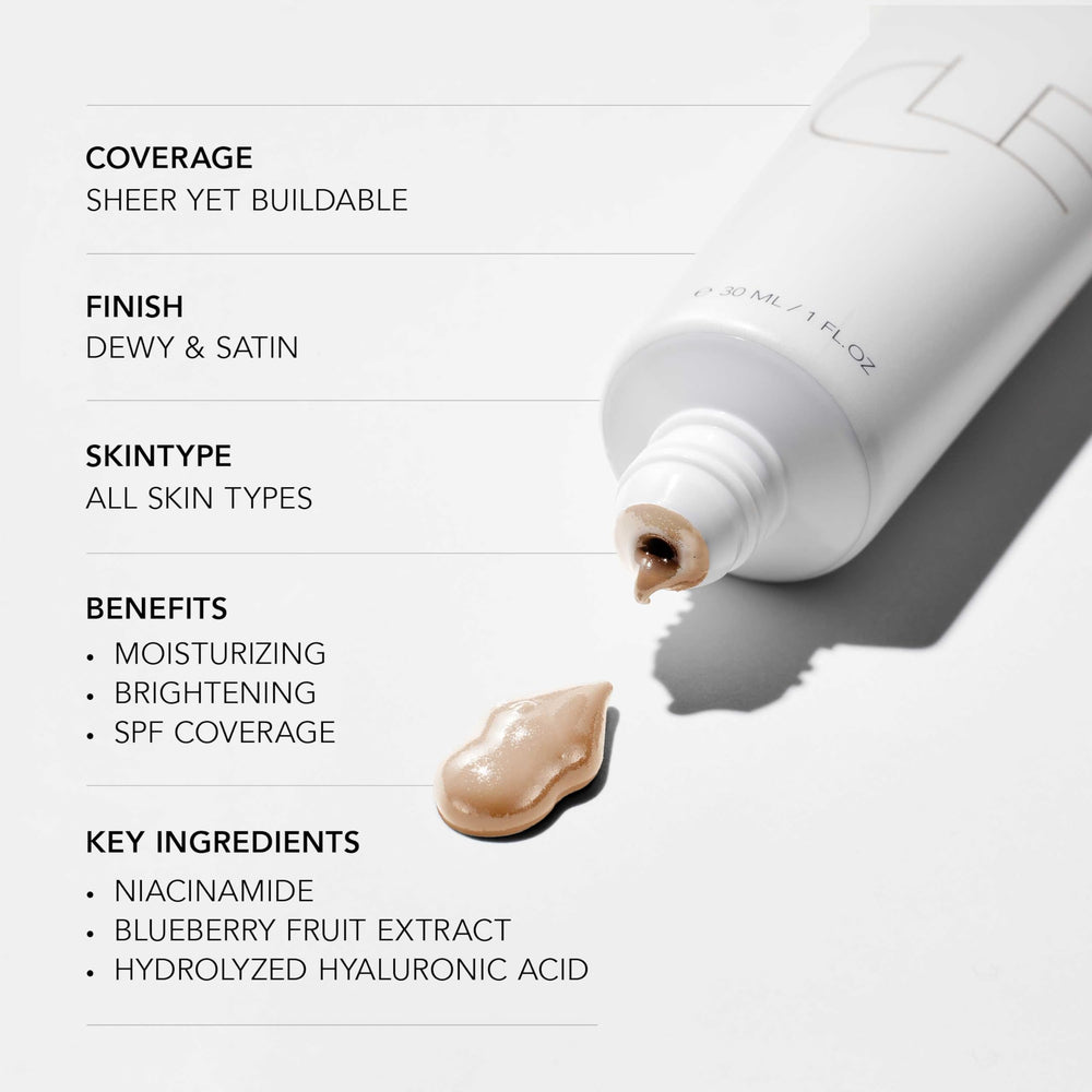 CLE Cosmetics CCC Crème 201: fini satinée grâce à la chaleur des doigts