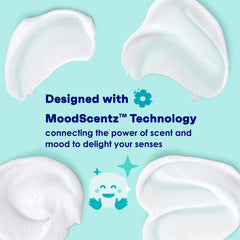 Clean & Clear oil-free cream cleanser being massaged onto skin.