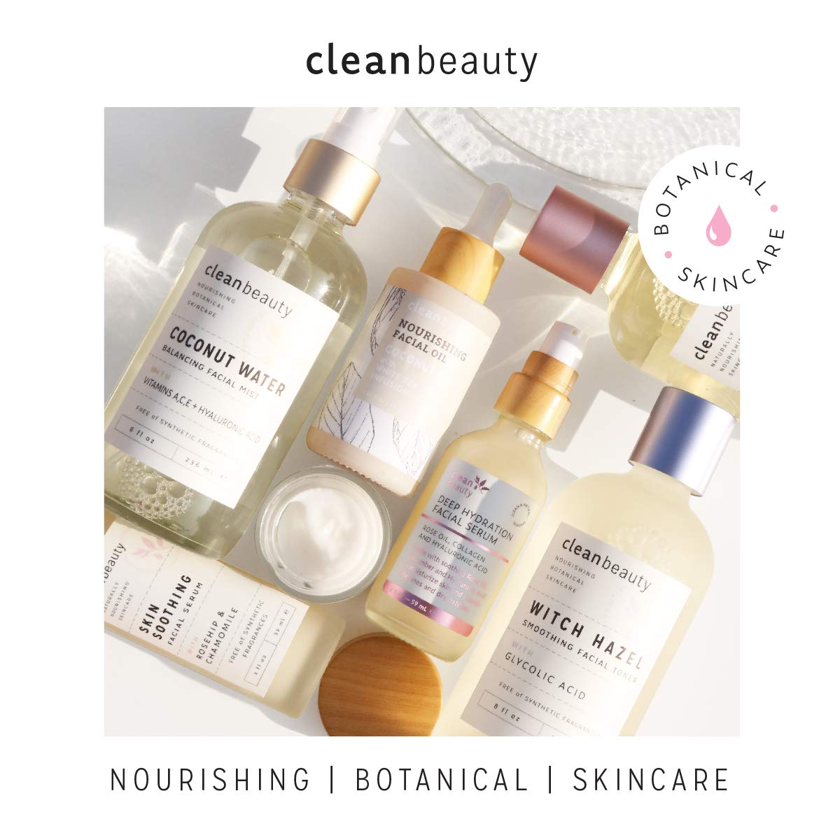 Emballage Clean Beauty fabriqué aux États-Unis