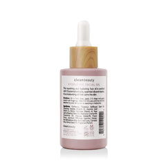 Huile visage Clean Beauty rose musquée, nourrissante et apaisante