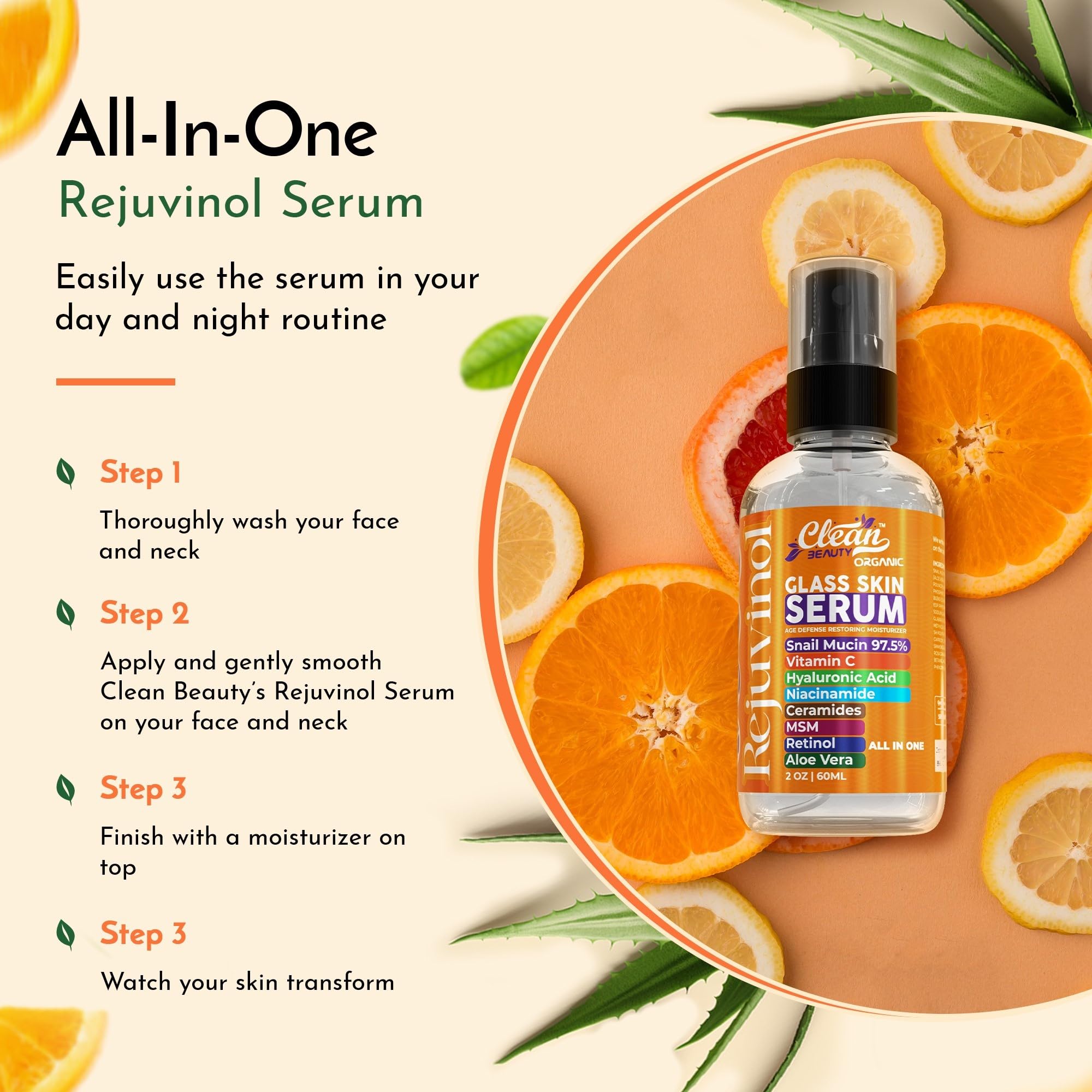 Sérum Niacinamide Clean Beauty renforçant la barrière cutanée