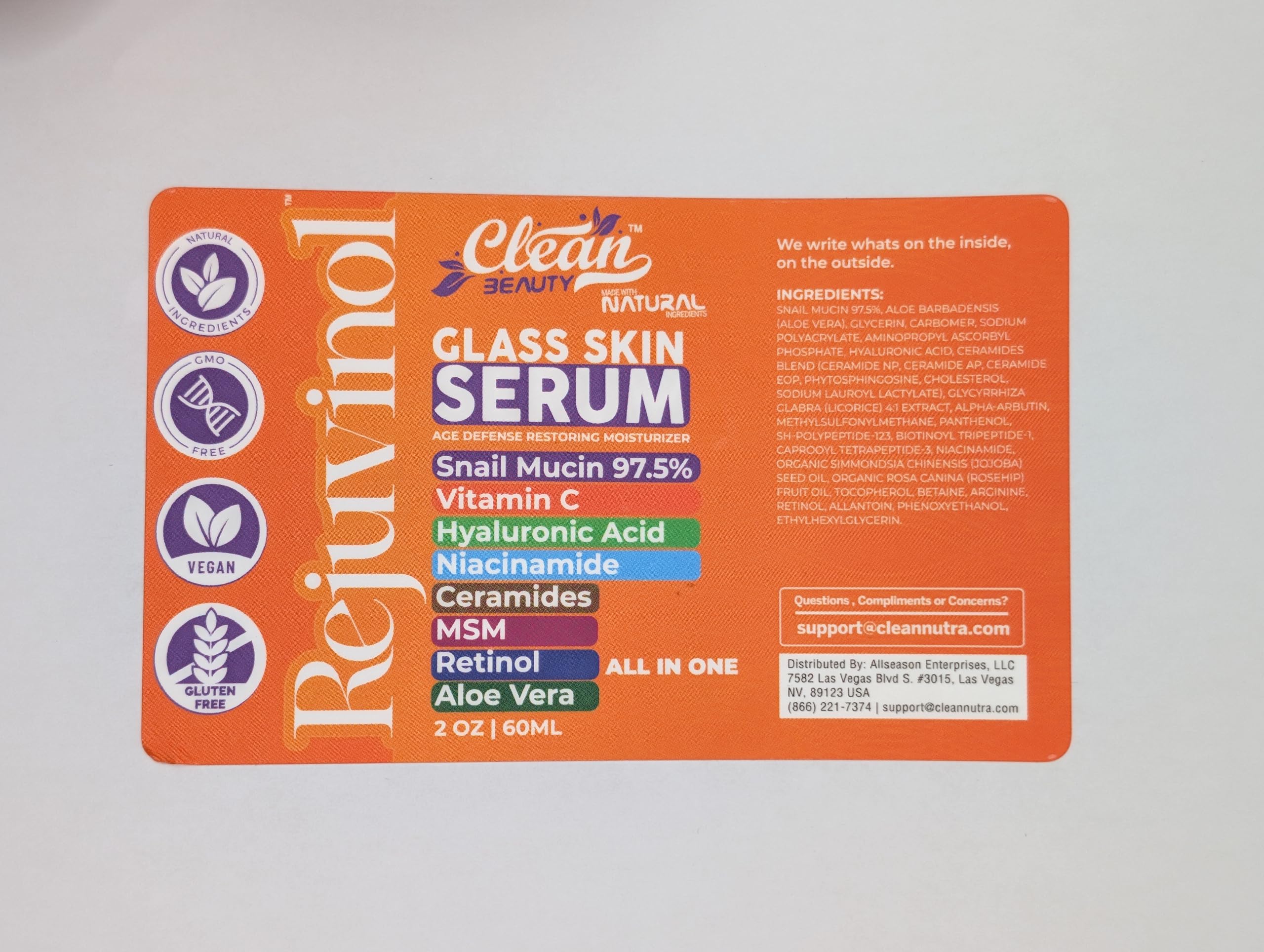 Utilisation matin et soir du sérum Clean Beauty