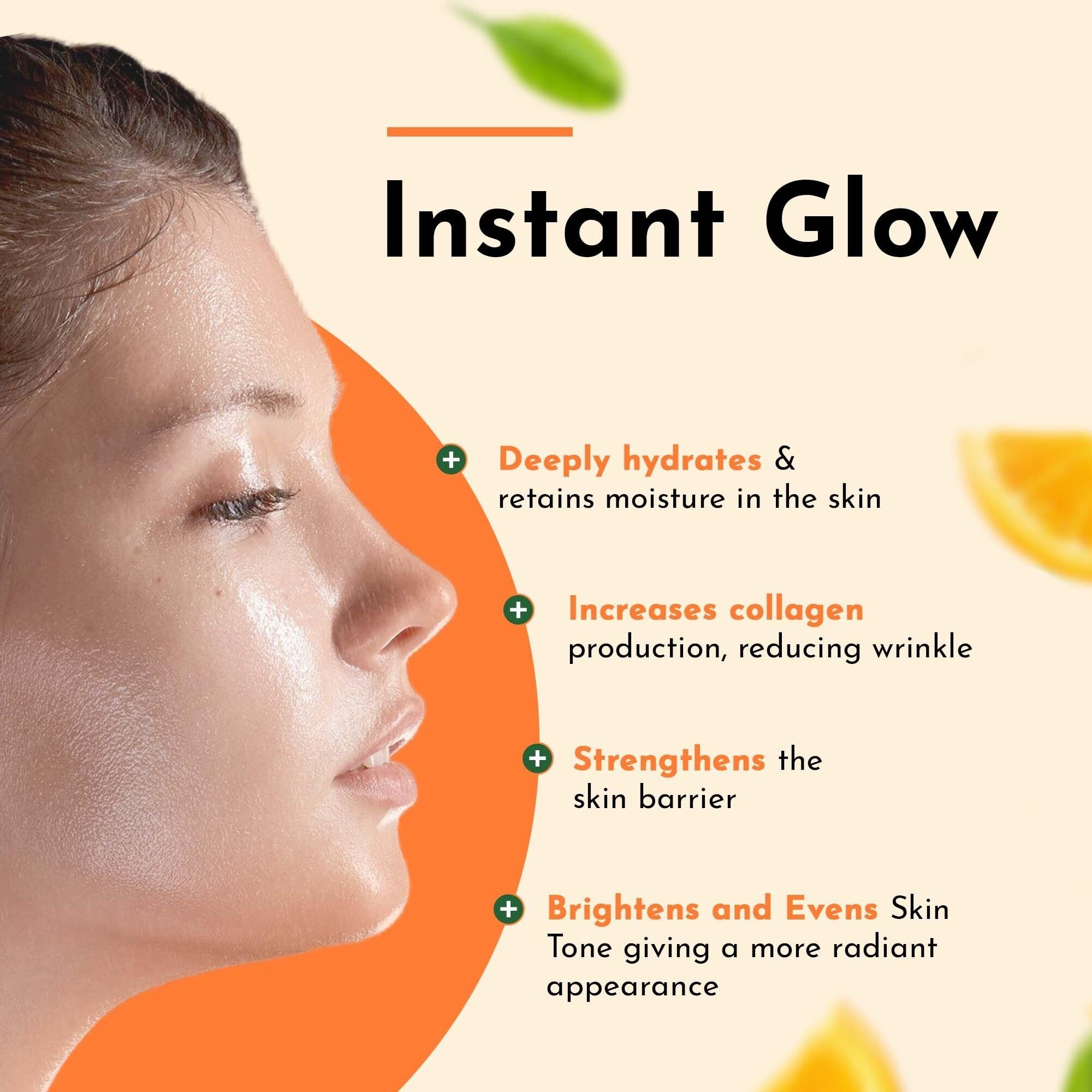 Sérum Vitamin C Clean Beauty visage pour éclaircissement léger