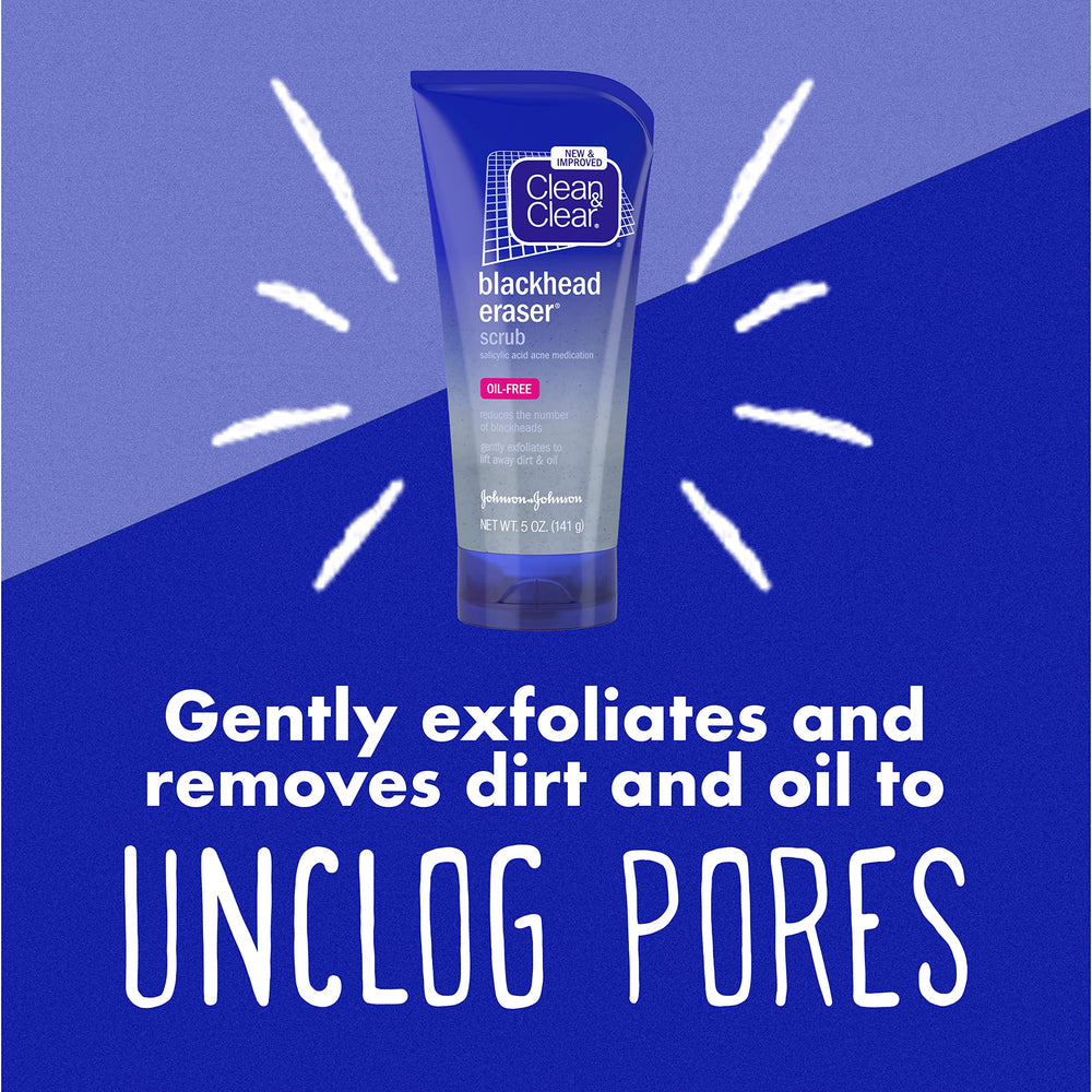 Acide salicylique 2% dans Clean & Clear Blackhead Eraser aide à nettoyer les pores.
