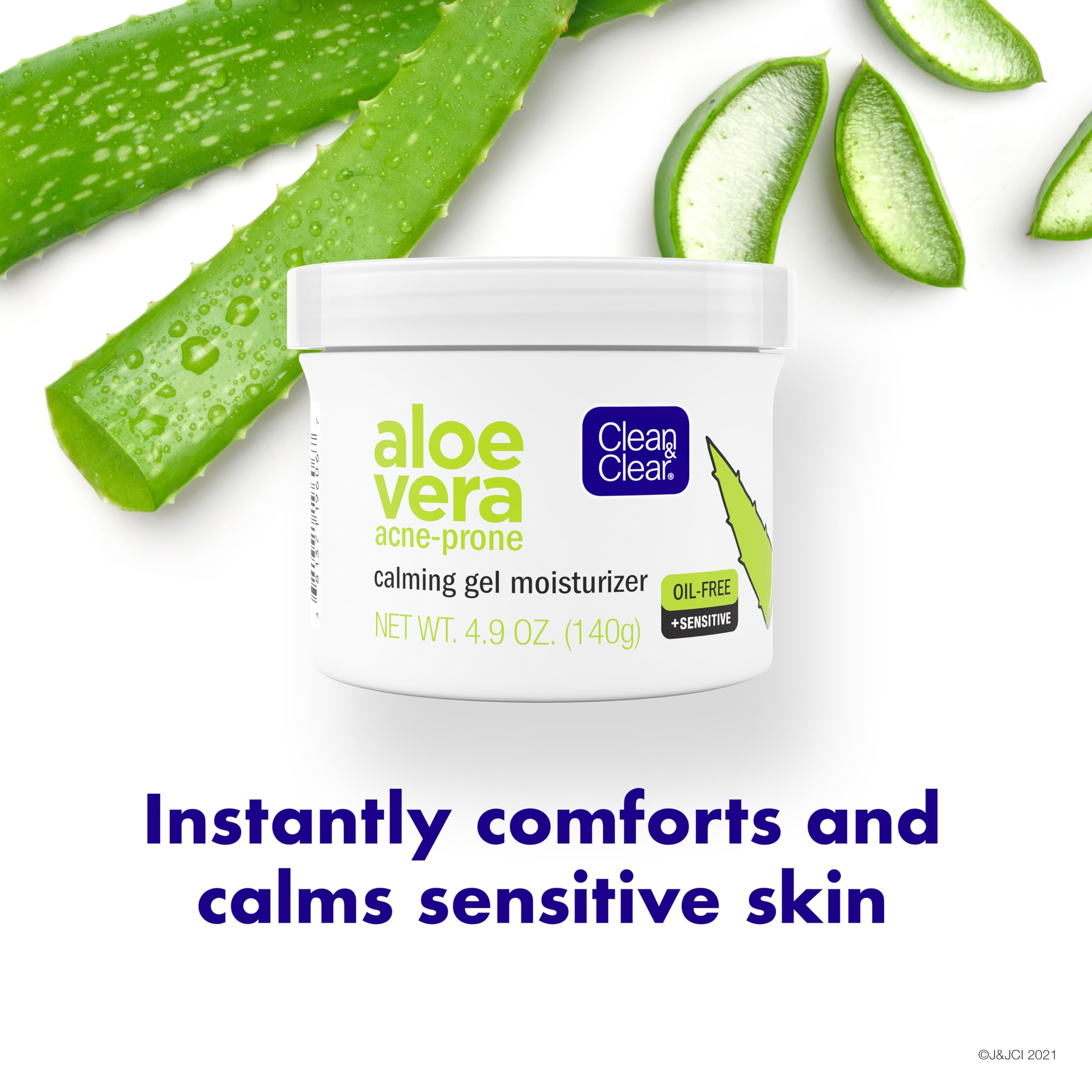 Gel aloe vera Clean & Clear pour sensibilité et douceur cutanée