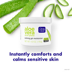 Gel aloe vera Clean & Clear pour sensibilité et douceur cutanée