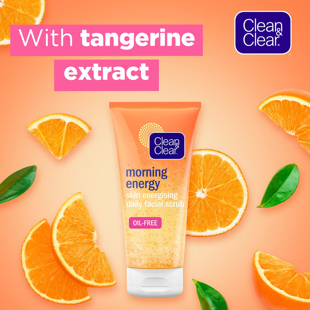 Clean & Clear extrait de mandarine, parfum tonifiant et fresque matinale