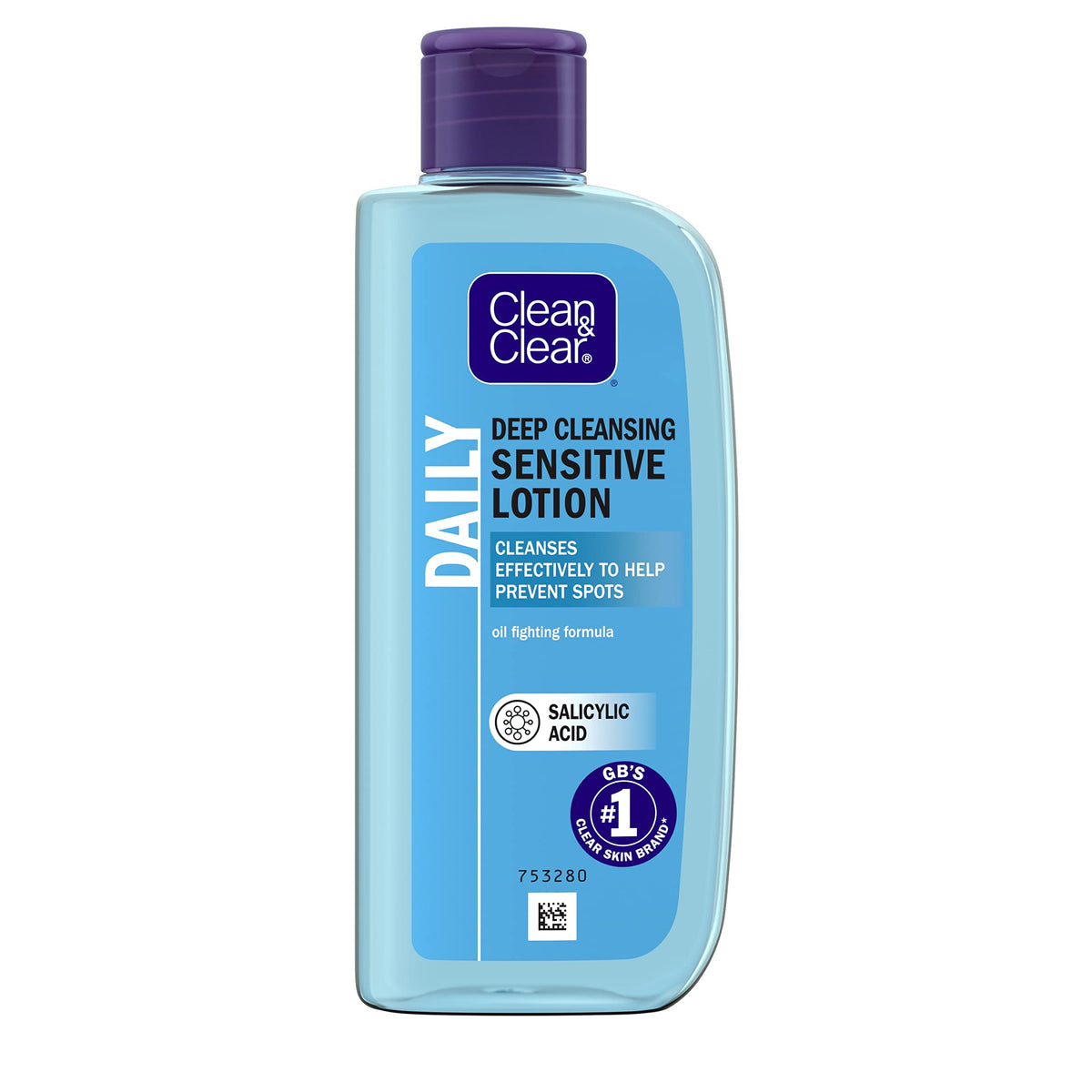 Clean & Clear Lotion profonde, bouteille 200 ml prête au nettoyage.
