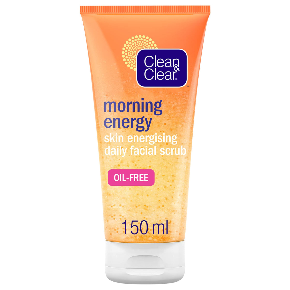 Clean & Clear gommage visage energisant matin, réveil frais et peau purifiée