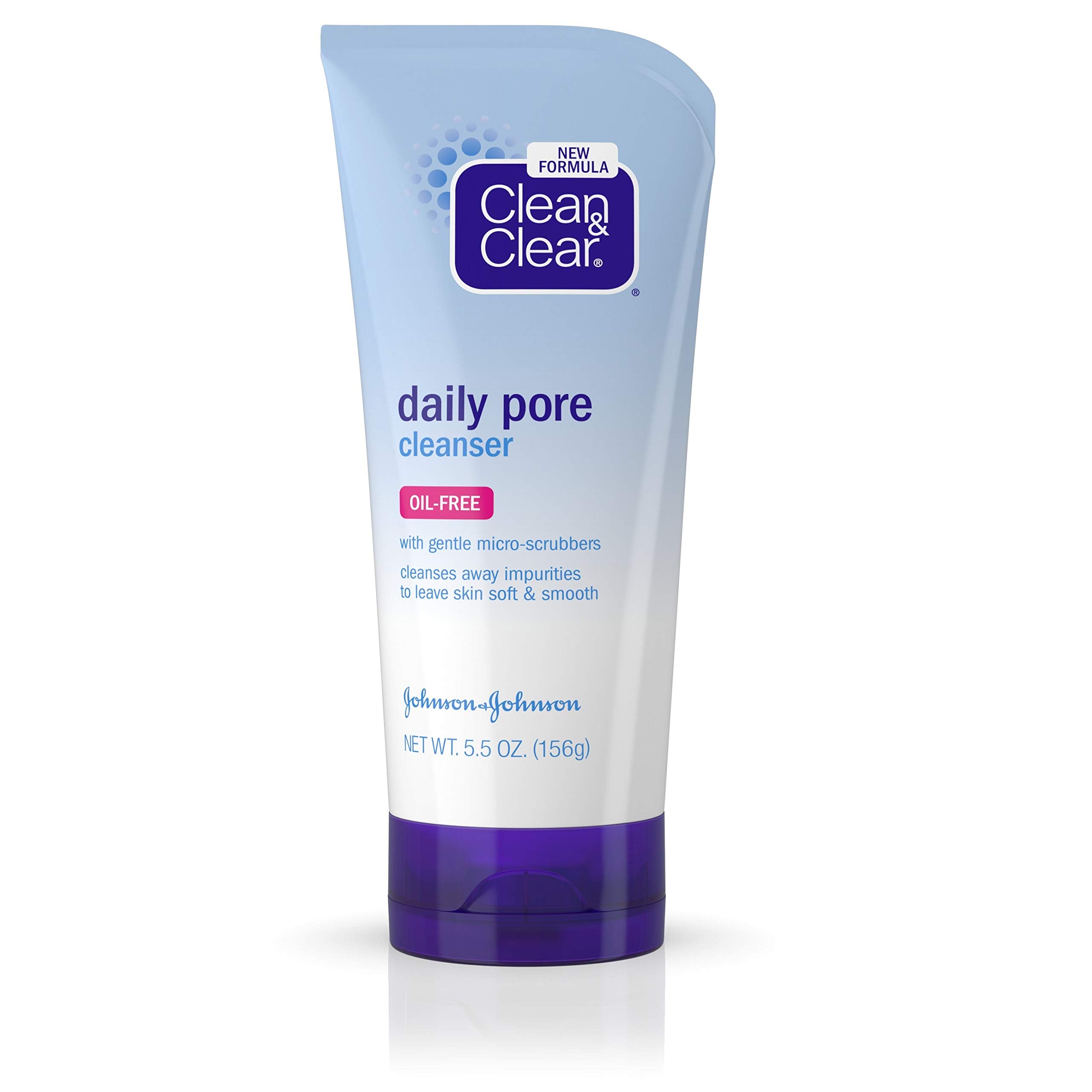 Clean & Clear – nettoyant quotidien des pores, tube, nettoyage en profondeur.